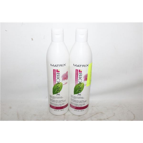 (2) MATRIX BIOLAGE COLOR CARE CONDITIONER 500ML