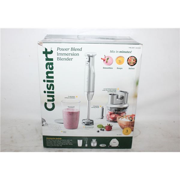 NEW CUISINART POWER BLEND IMMERSION BLENDER