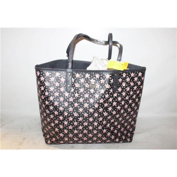 COACH NEW YORK REVERSABLE CITY TOTE 6" X 18"