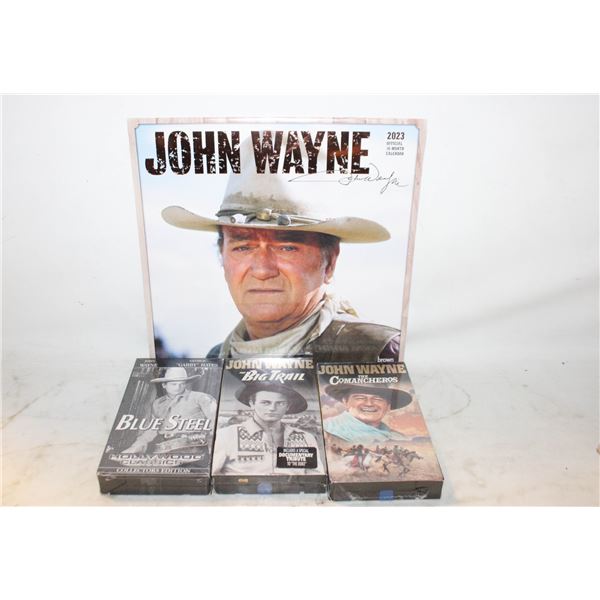 LOT OF NEW JOHN WAYNE COLLECTABLES