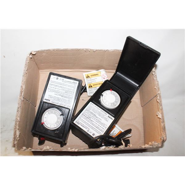 2 PCS MALIBU INTERMATIC ML88T 120 VOLT OUTDOOR