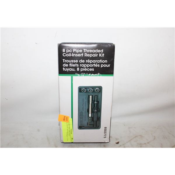 NEW 8PC PIPE THREADED COIL-INSERT REPAIR KIT