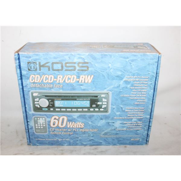 KOSS CD RECOEVER WITH PLL DIGITAL TUNER