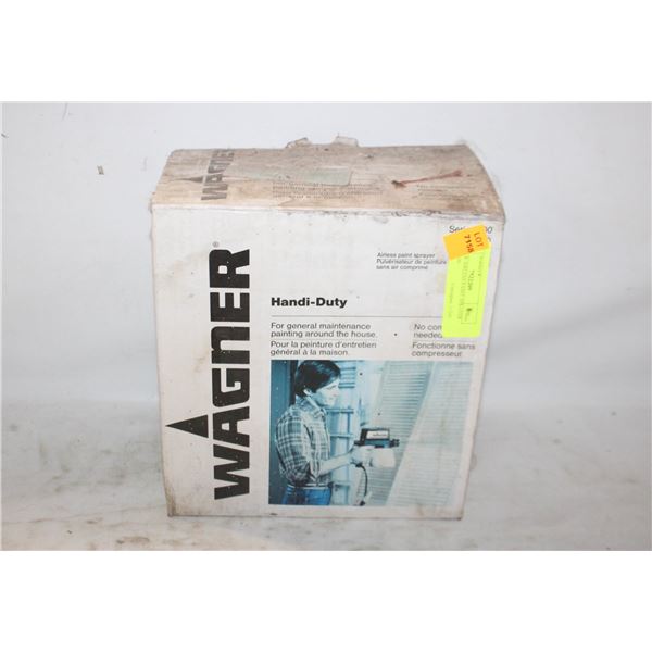 WAGNER AIRLESS PAINT SPRAYER SERIES 100
