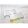 Image 1 : 2 PACK SQUARE ALUMINIUM FLAT BAR 1X2X4 INCHES NEW
