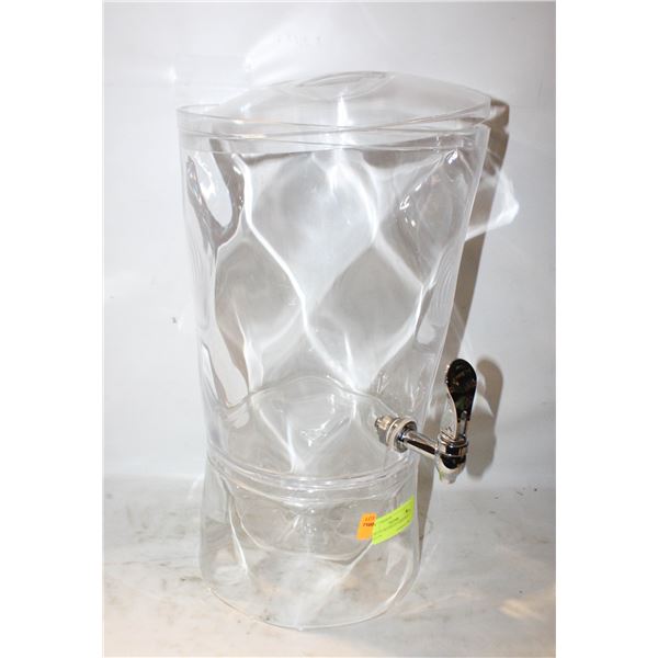 ACRYLIC BEVERAGE DISPENSER - 3 GALLON