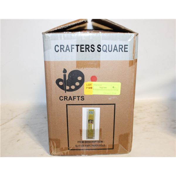 BOX OF PERMANENT GOLD GLITTER PAPER