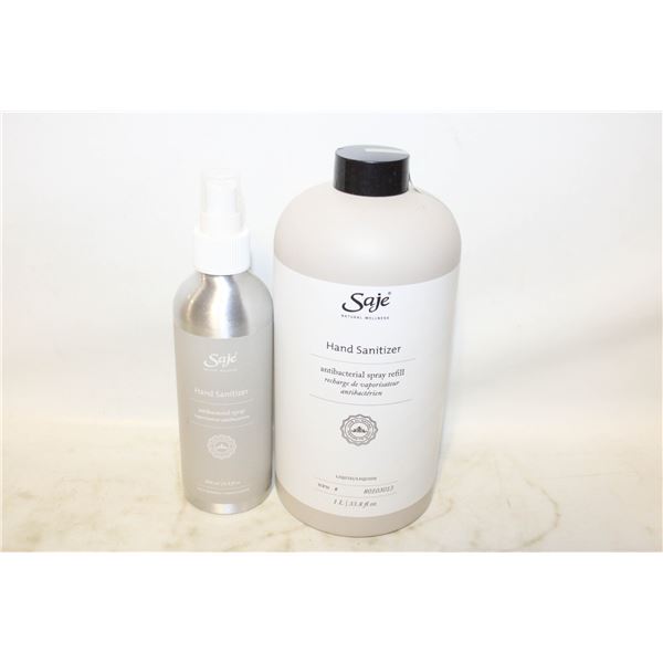 SAJE NATURAL 2PK HAND SANITIZER 200ML/1L