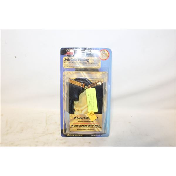 NEW SEALED 24K GOLD PLATED IEEE 1284 PRINTER