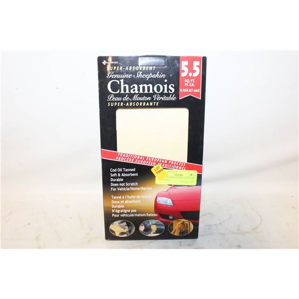 NEW SEALED GENUINE SHEEPSKIN CHAMOIS