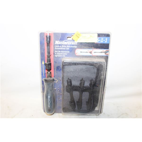 MASTERCRAFT LOCK & DRIVE RATCHETING