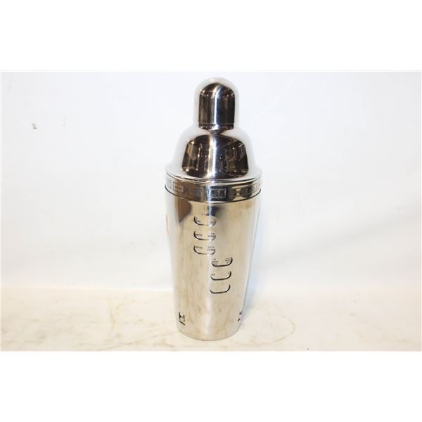 TORRE & TAGUS STAINLESS COCKTAIL SHAKER WITH