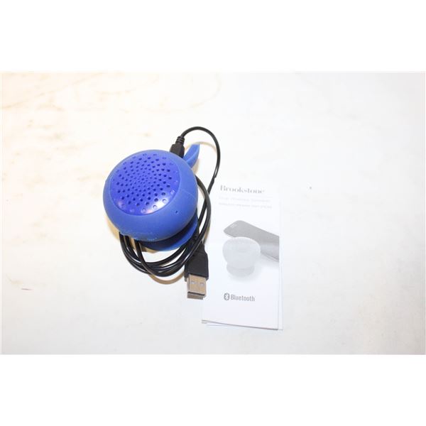 BROOKSTONE "BOP" WIRELESS SPEAKER W/CHARGE CORD