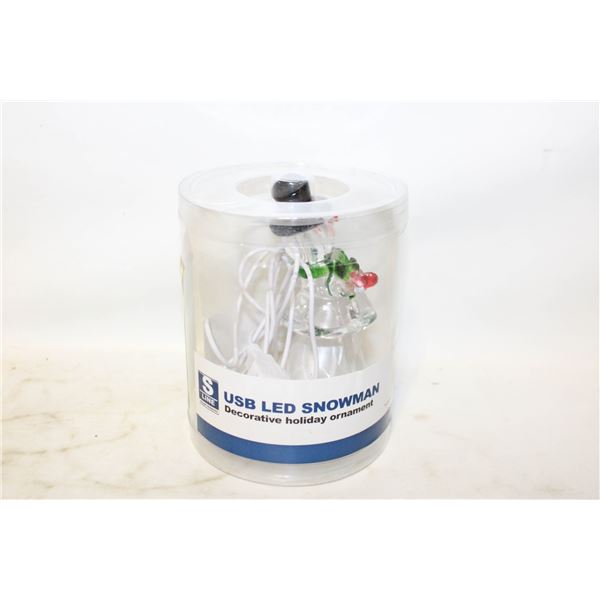 USB LED DECORATIVE SNOWMAN  LIGHT
