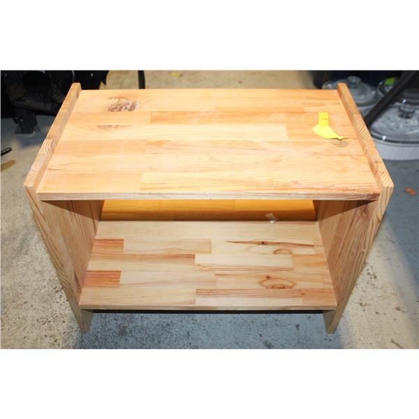 TIER SOLID WOOD OCCATIONAL TABLE