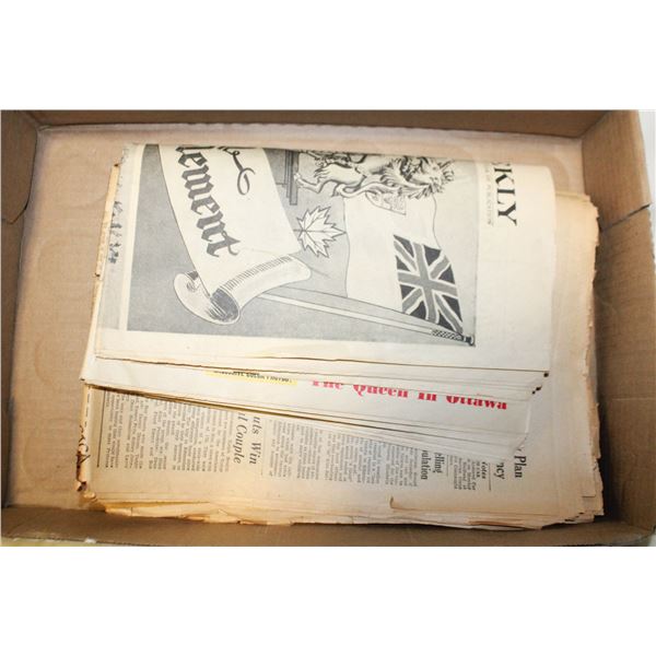 ROYALS CORONATION & CANADA VISIT NEWSPAPERS