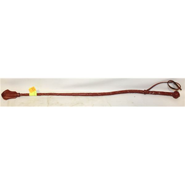 HANDCRAFTED LEATHER RIDING CROP