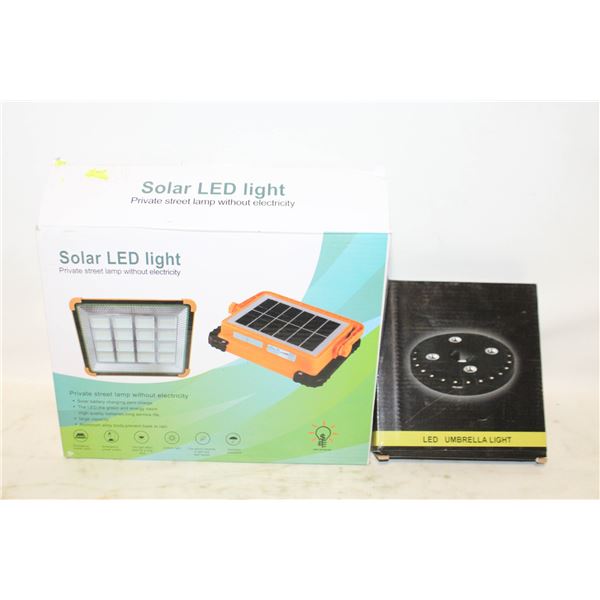 SOLAR LED LIGHT & UMBRELLA LED LIGHT