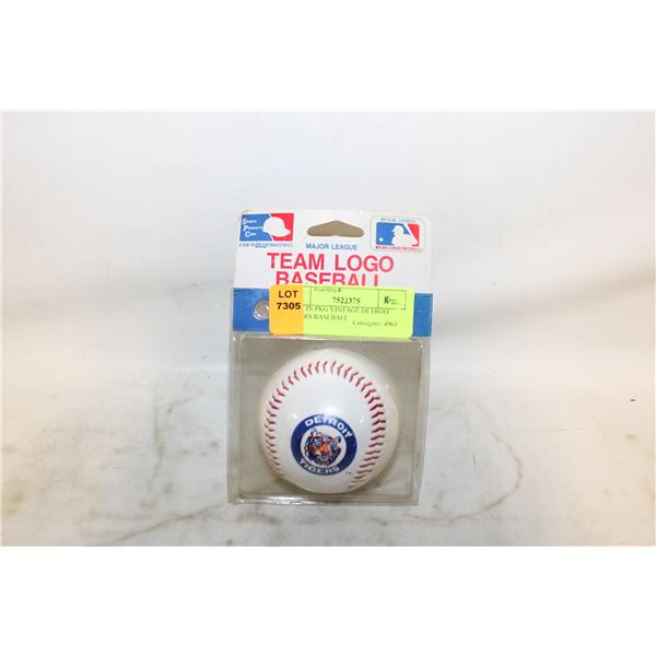 NEW IN PKG VINTAGE DETROIT TIGERS BASEBALL