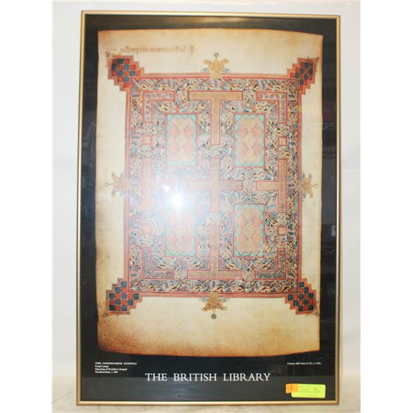 BRITISH LIBRARY IN 2O X 3O FRAME