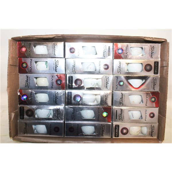 FLAT TITLEIST PROV1X RECLAIMED GOLF BALLS