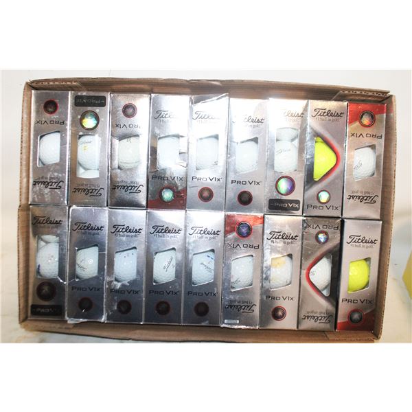 FLAT TITLEIST PROV1 RECLAIMED GOLF BALLS