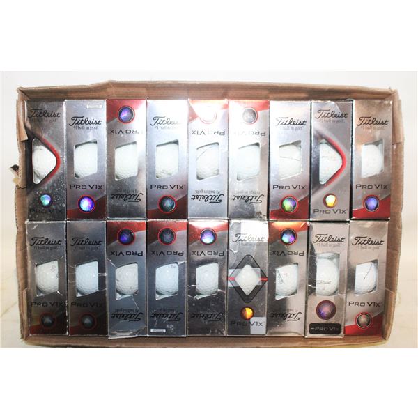 FLAT TITLEIST PROV1X RECLAIMED GOLF BALLS