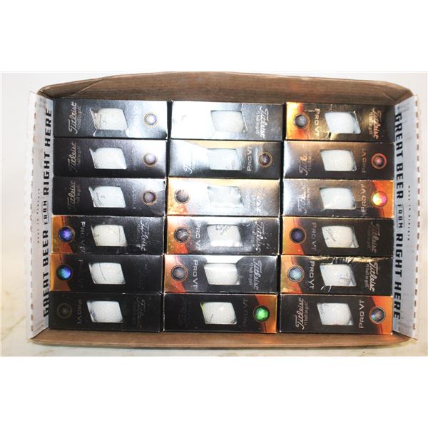 FLAT TITLEIST PROV1 RECLAIMED GOLF BALLS