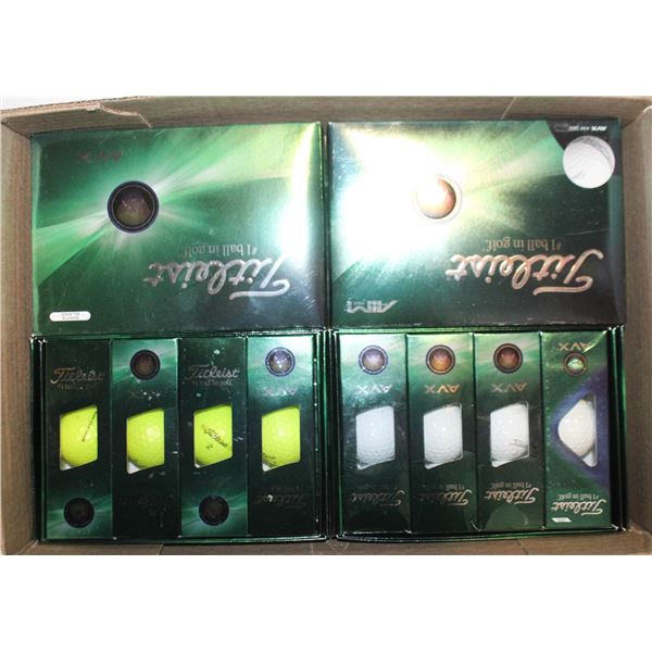 FLAT TITLEIST AVX RECLAIMED GOLF BALLS