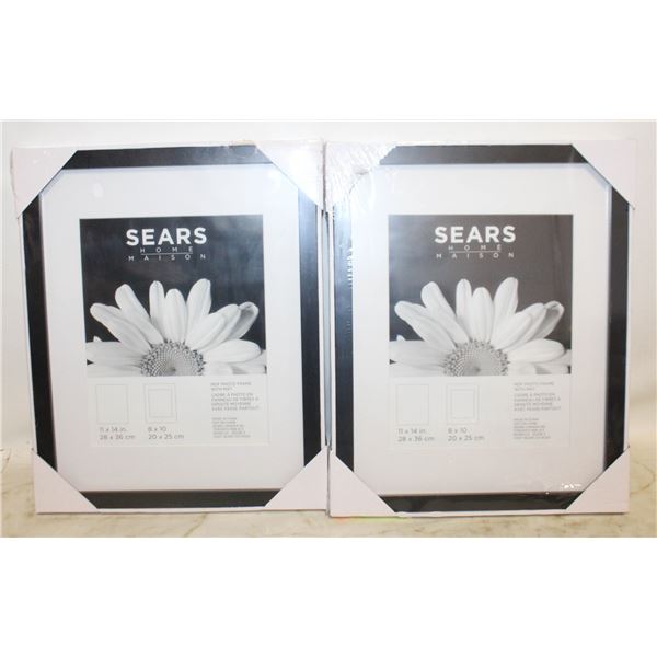 2 NEW SEALED 11X14 PICTURE FRAMES