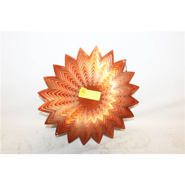 COPPER LASER CUT 12" WIND SPINNER