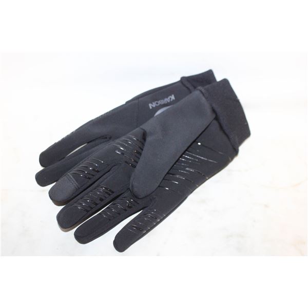 NEW KARBON RUNNING BLACK GLOVES SIZE L