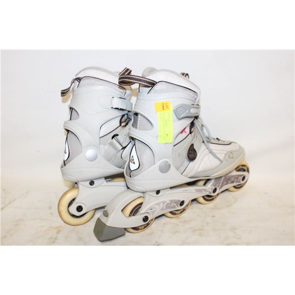 LADIES K2 BRAND SIZE 9 QUALITY ROLLERBLADES