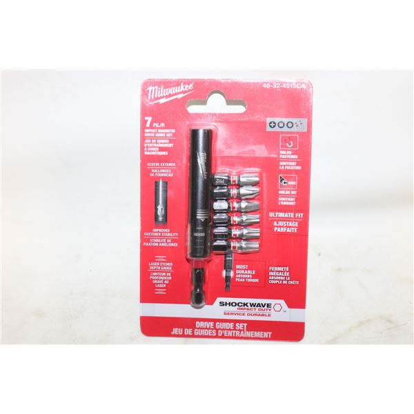 MILWAUKEE 7 PIECE IMPACT MAGNETIC