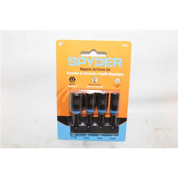 SPYER MAGNETIC NUT DRIVER SET 7/16”, 3/8”,