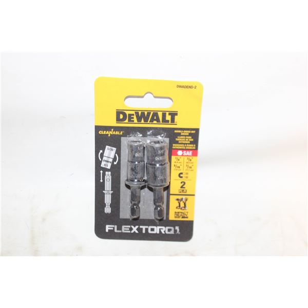 PACK OF DEWALT DOUBLE ENDED NUT DRIVER