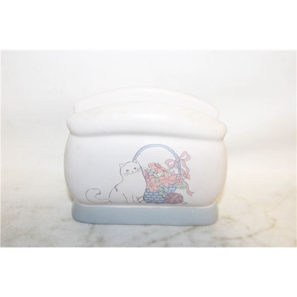 KITTY NAPKIN HOLDER 1980S