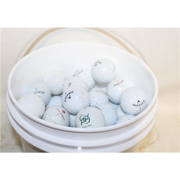 PAIL CALLAWAY 5DZ RECLAIMED GOLF BALLS
