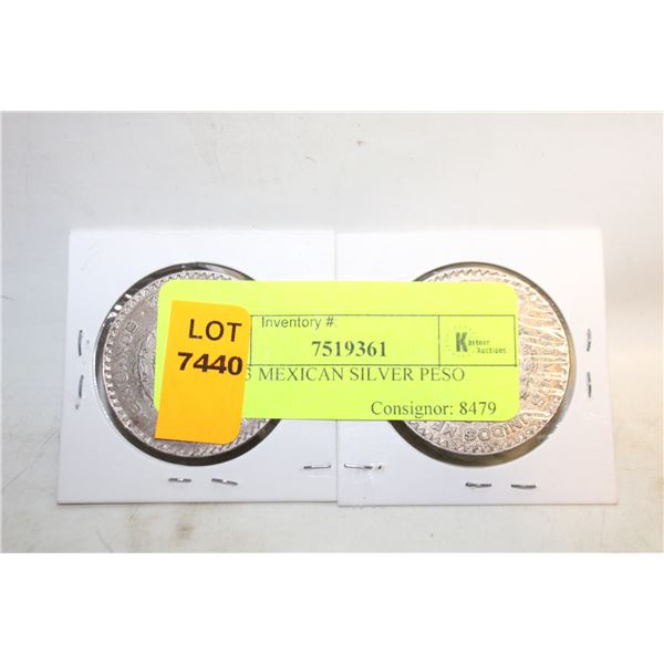 1962/63 MEXICAN SILVER PESO