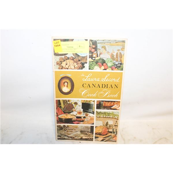 1973 "THE LAURA SECORD CANADIAN COOK BOOK"