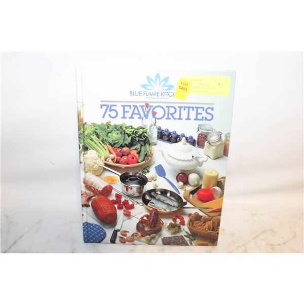 VINTAGE 1980'S BUE FLAME KITCHEN COOKBOOK