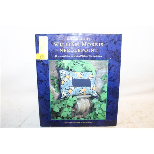 WILLIAM MORRIS ANTIQUE NEEDLEPOINT DESIGN BOOK