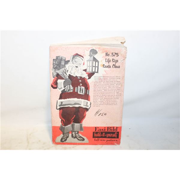 LIFE SIZE SANTA CLAUS PATTERN