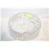 Image 1 : VINTAGE LARGE DEEP CUT LEAD CRYSTAL BOWL