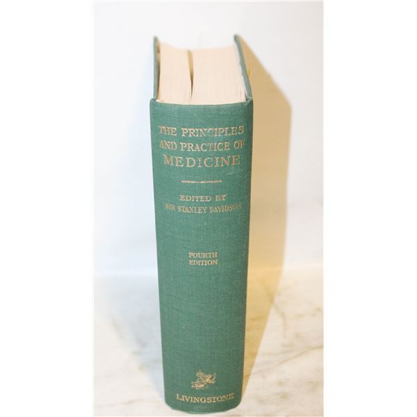 VINTAGE 1952 PRINCIPLES & PRACTICES OF MEDICINE