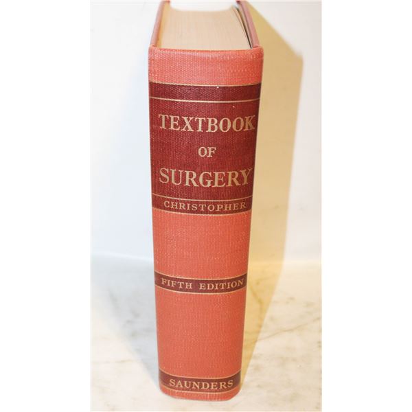 VINTAGE 1949 TEXTBOOK OF SURGERY 5TH EDITION