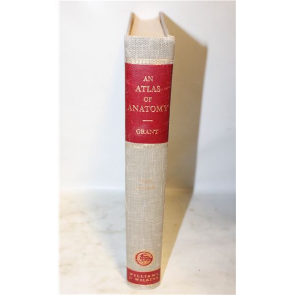 VINTAGE 1951 ATLAS OF ANATOMY MEDICAL BOOK