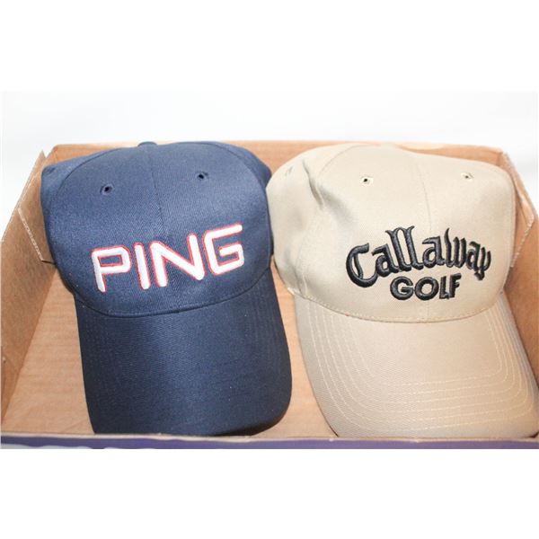 PIN AND CALLAWAY GOLF HATS