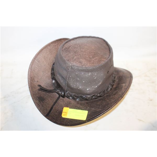 MENS L GENUINE AUSSI BUSH HATS MADE FROM