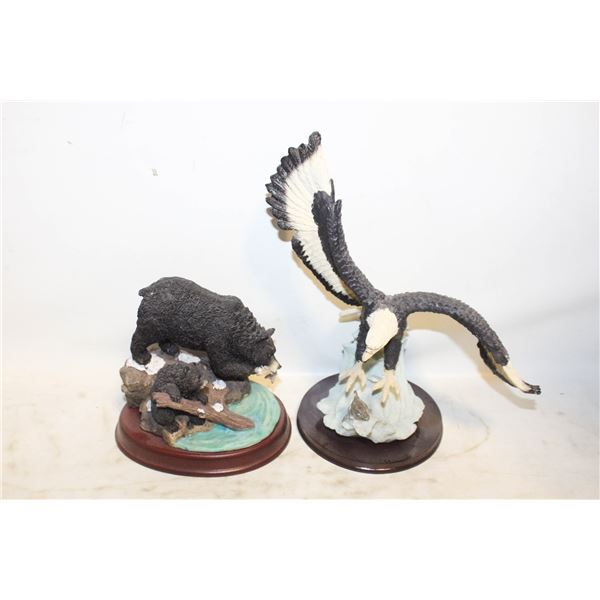 BEAR AND EAGLE THEME HOME ACCENT SCENES